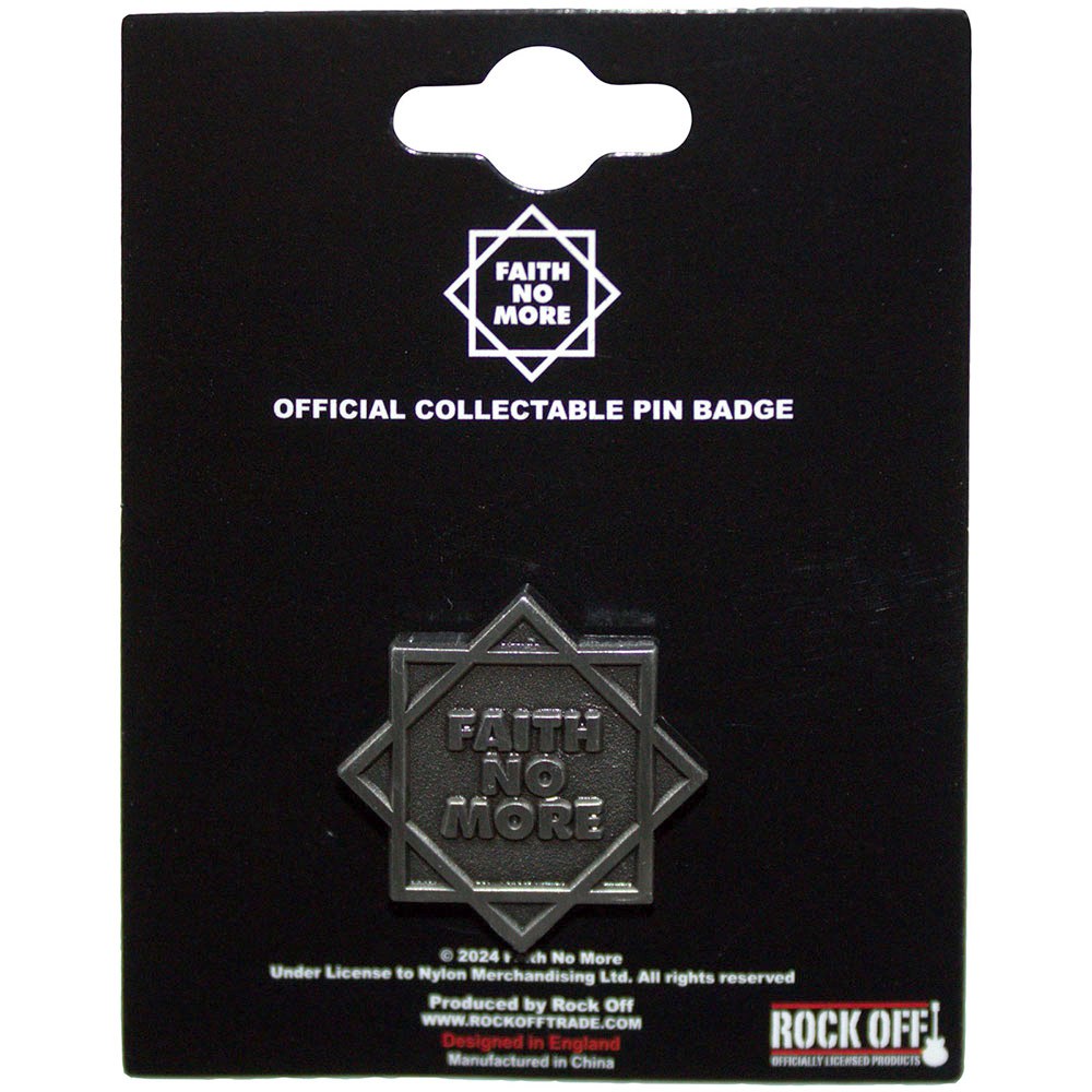 Faith No More - Star Logo Pin - Silver coloured